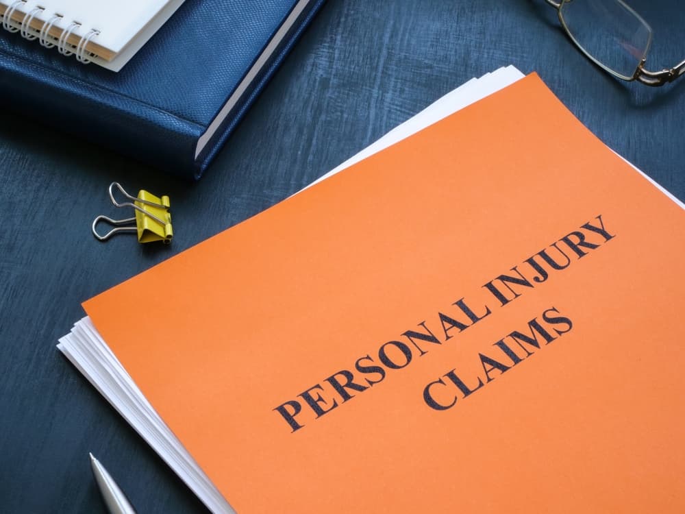 personal injury claim folder