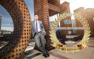 Three-Time Winner of Three Best Rated for Personal Injury Lawyers in Reno